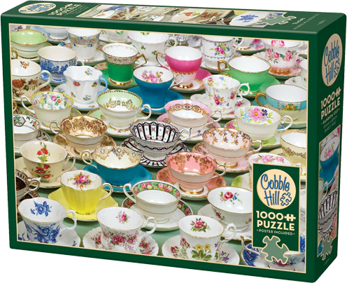 Cobble Hill Puzzles 1000 Pieces Teacups
