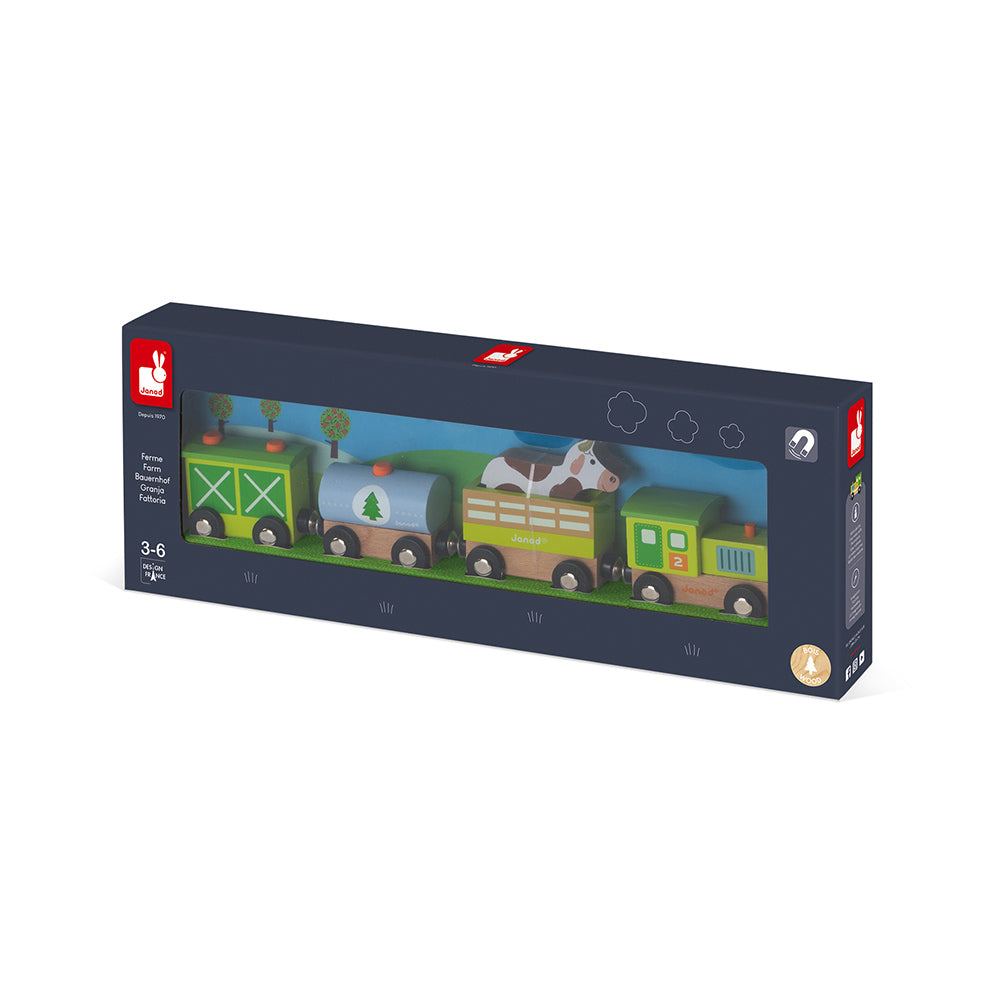 Janod Story Farm Train