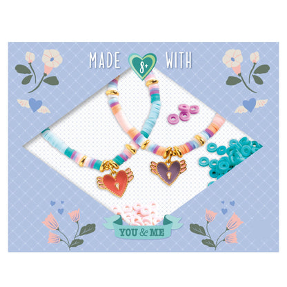 Djeco Heart Heishi Beads & Jewellery