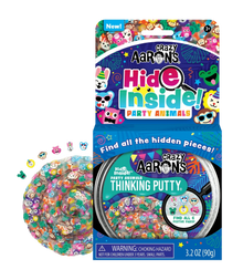 Crazy Aaron's Thinking Putty Hide Inside Party Animals