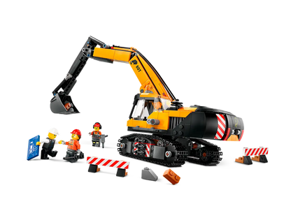 Lego City 60420 Yellow Construction Excavator