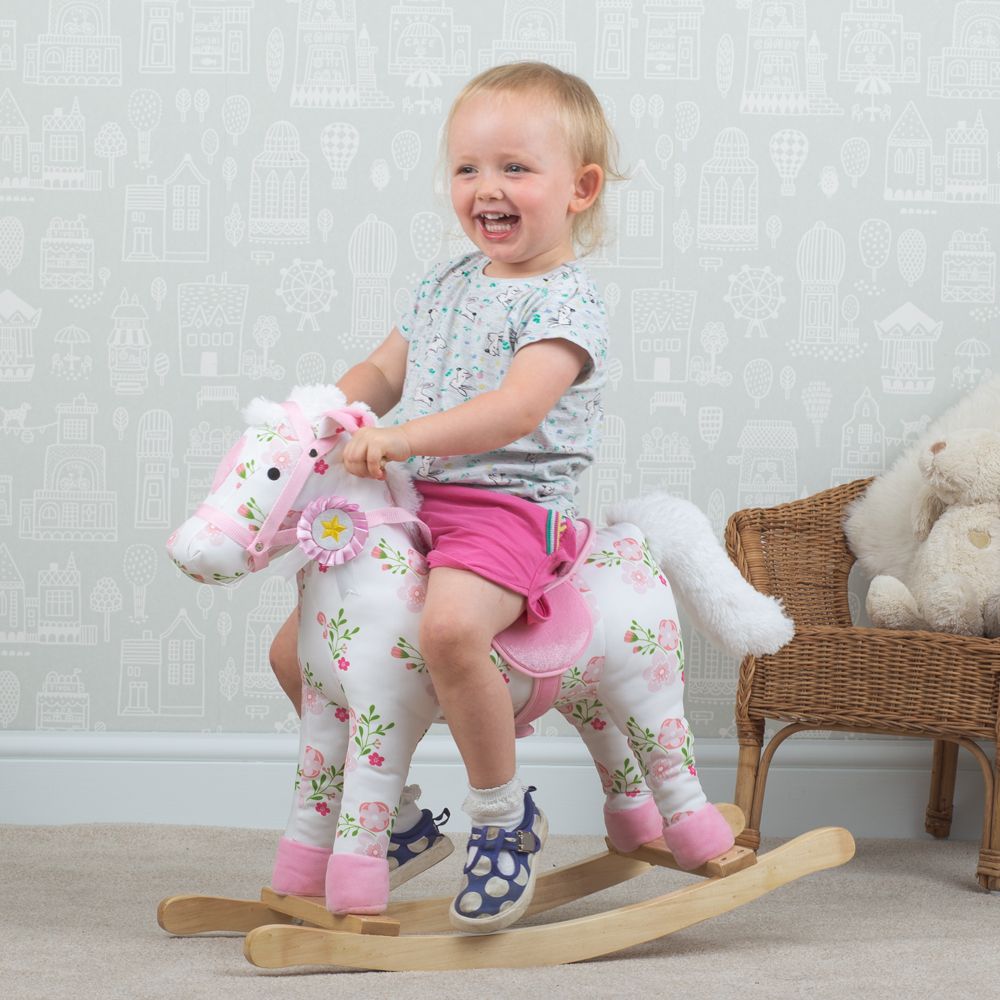 BigJigs Rocking Horse (Floral)