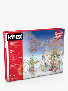 K'nex - 3-in-1 Classic Amusement Park Building Set