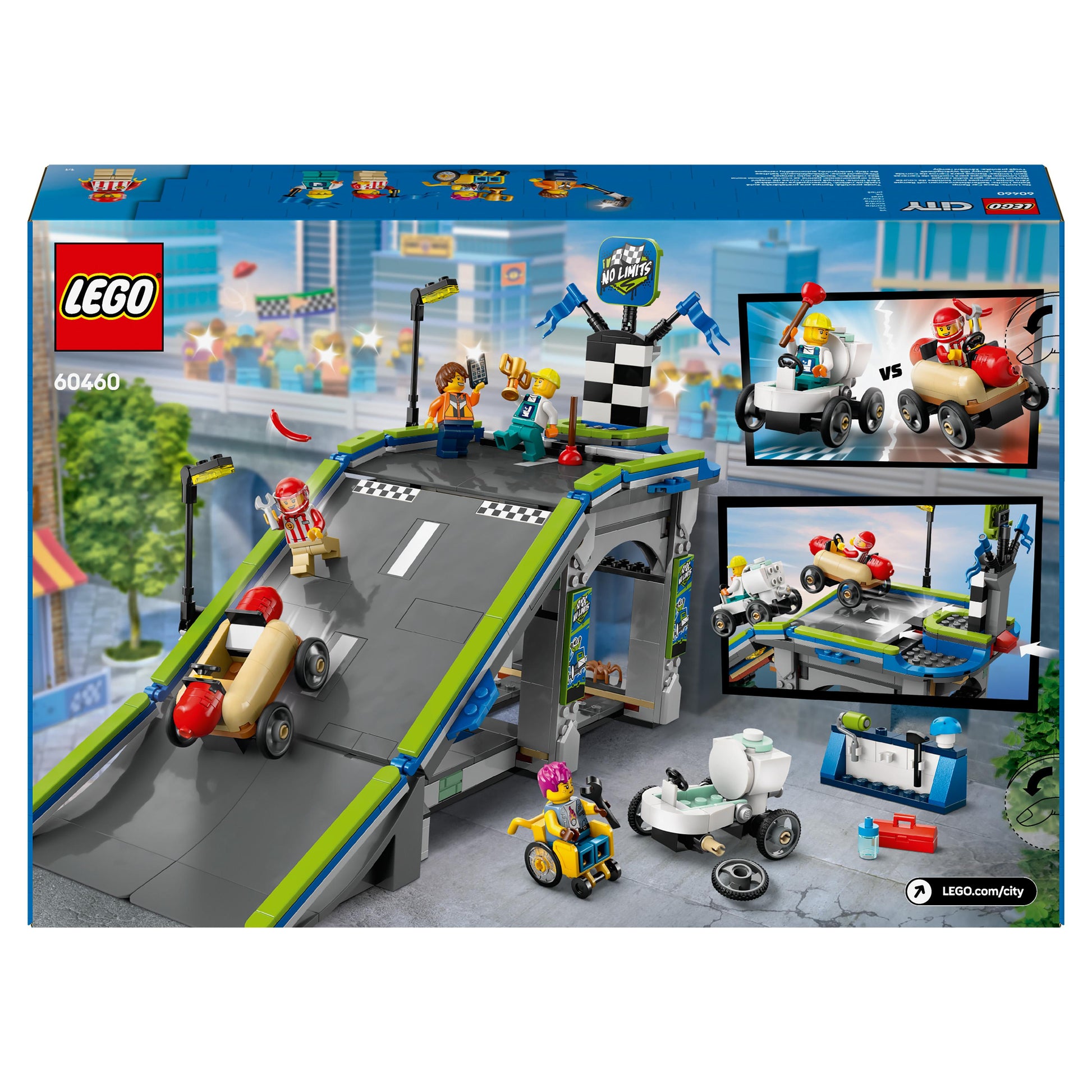 Lego City Great Vehicles 60460 No Limits: Race Car Ramp Track