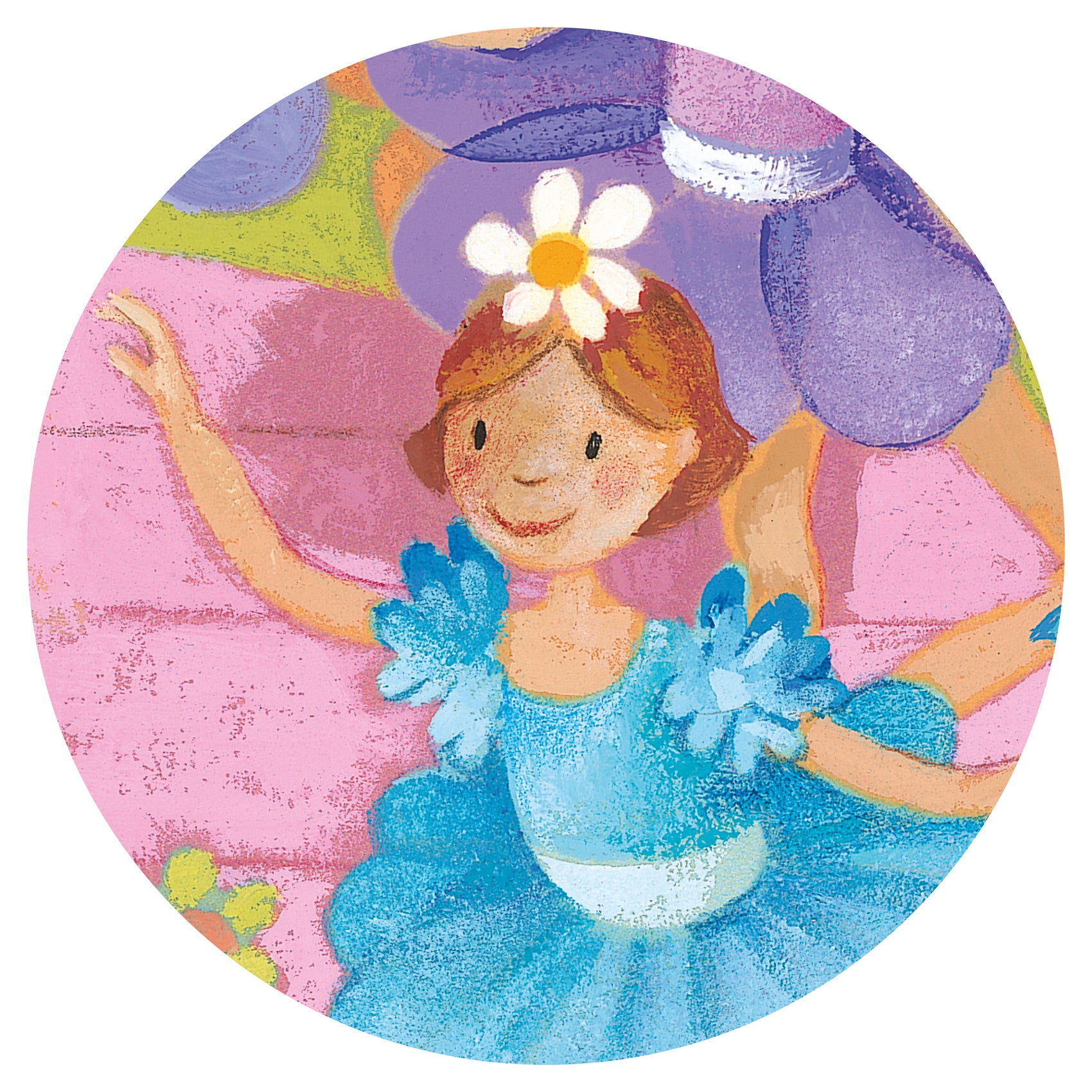 Djeco The Ballerina With The Flower - 36 Pcs Silhouette Puzzles