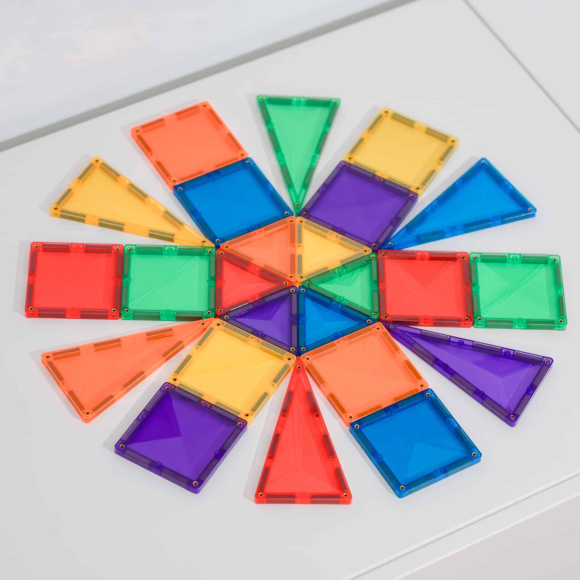Connetix Tiles Rainbow 24 Piece Mini