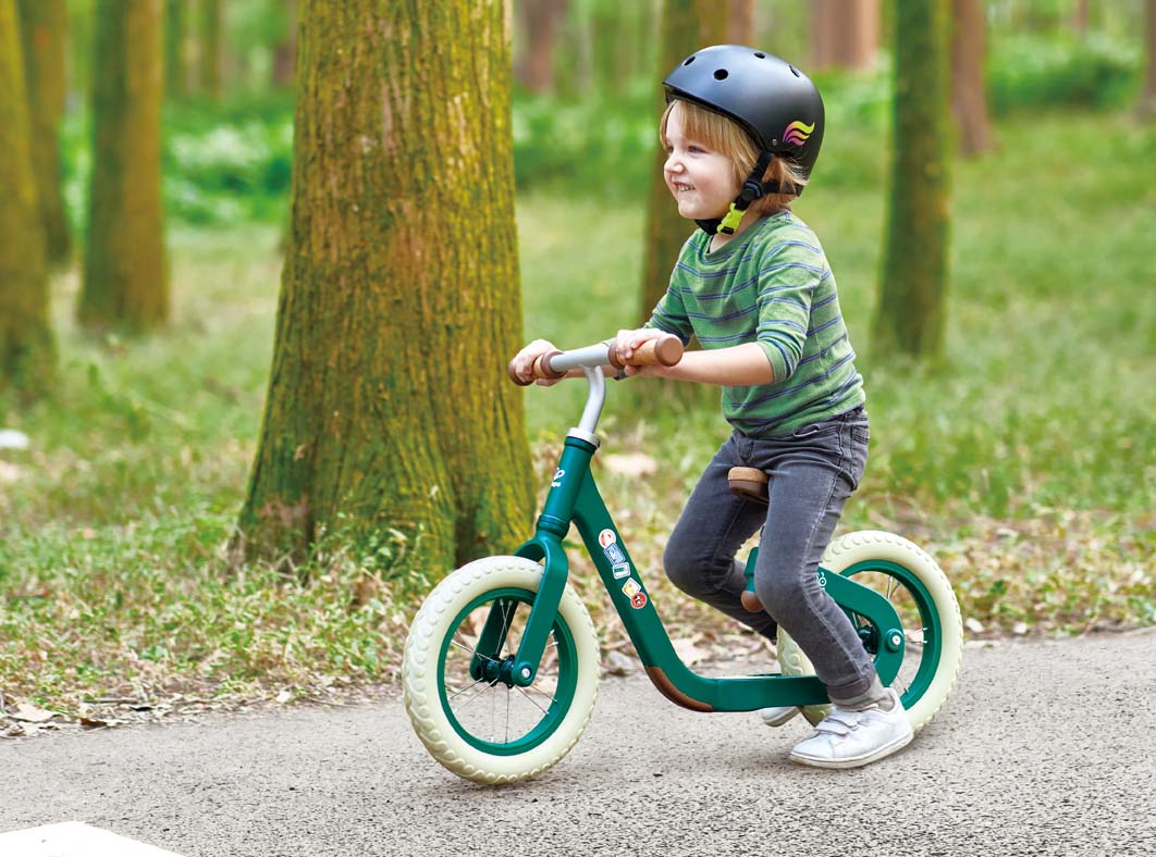 Hape Learn to Ride Balance Bike Green