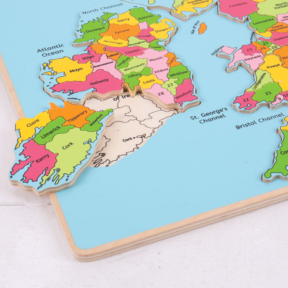 BigJigs British Isles Inset Puzzle