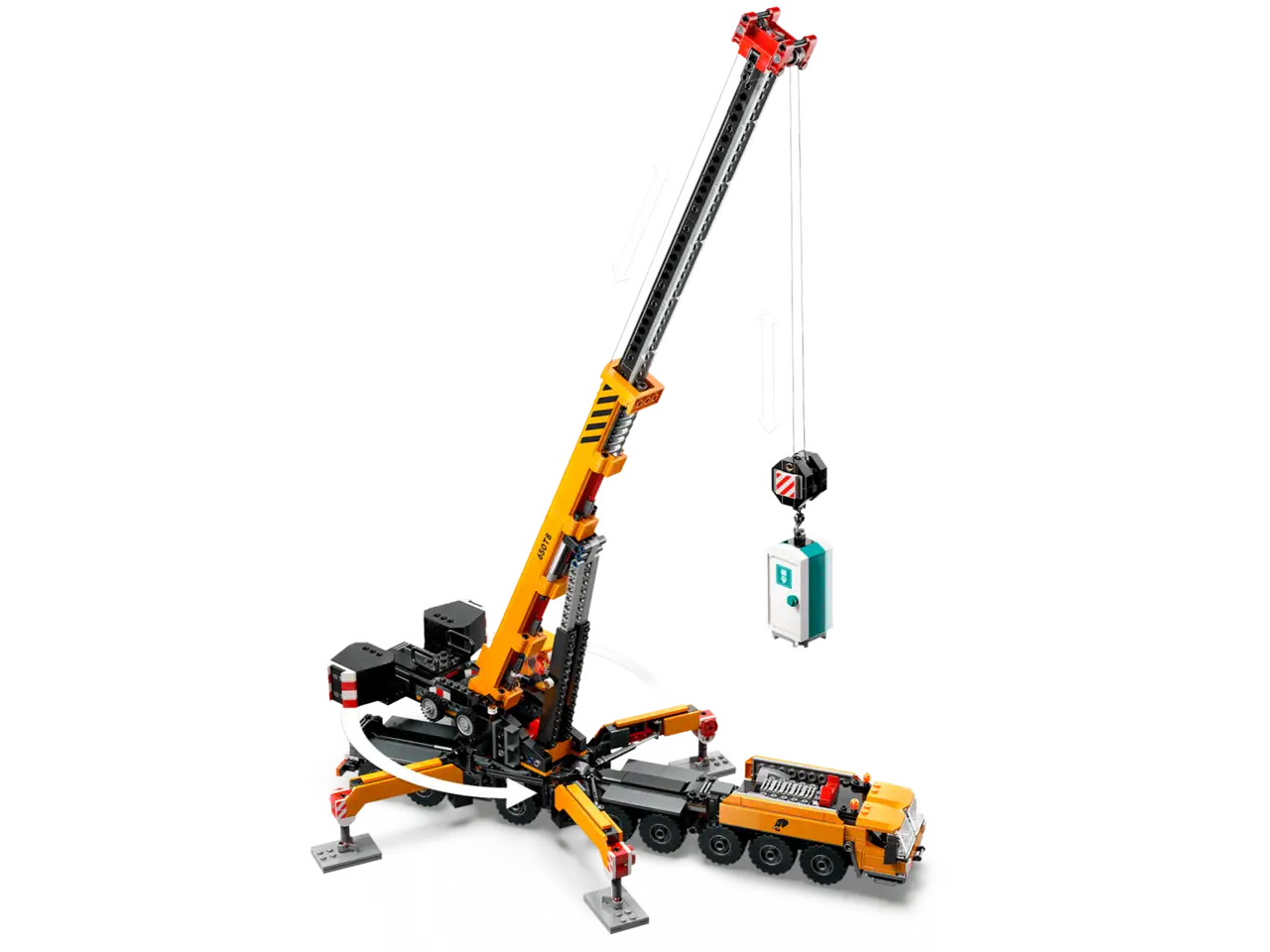 Lego City 60409 Yellow Mobile Construction Crane