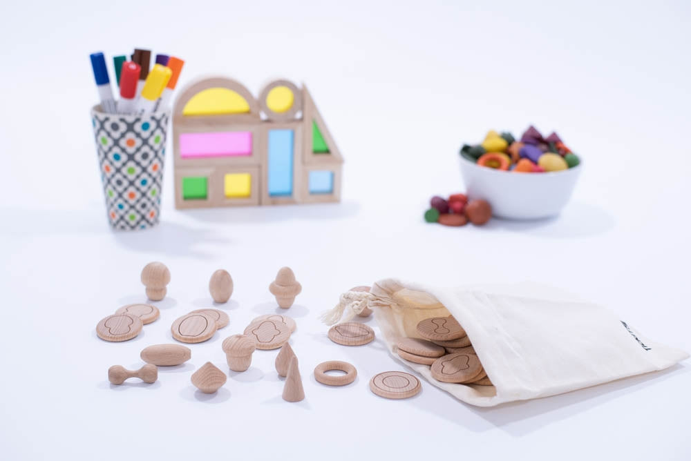 Tickit Wooden Treasures Touch & Match