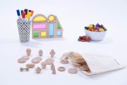 Tickit Wooden Treasures Touch & Match