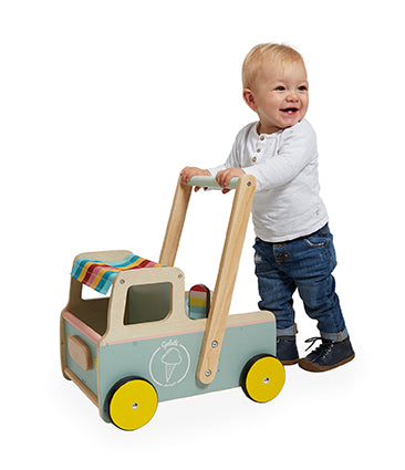 Janod Ice Cream Cart Push-Along Trolley