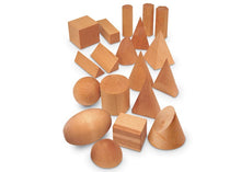Learning Resources Wooden Geometric Solids (Set of 19)