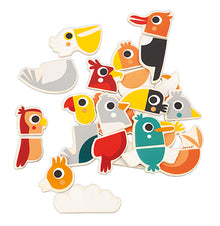 Janod Magnets Mix And Match Birds 24 Pcs
