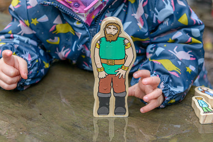 Yellow Door Jack and the Beanstalk Wooden Characters