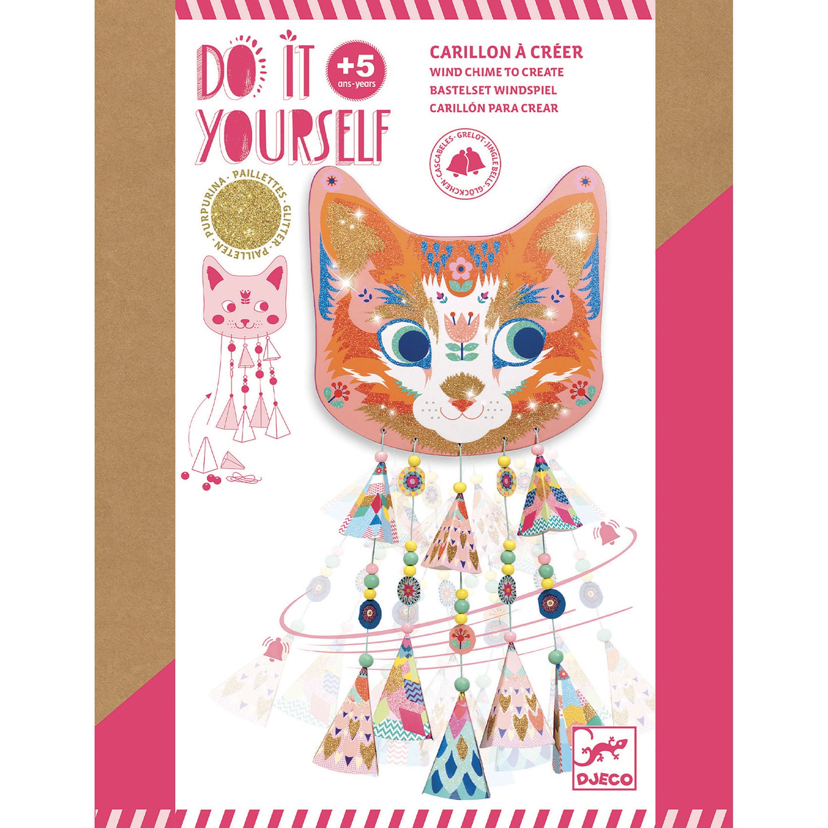 Djeco DIY Kitty Windchime
