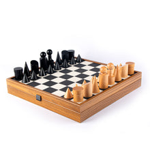 Manopoulos Wooden Chess Set in Bauhaus Style