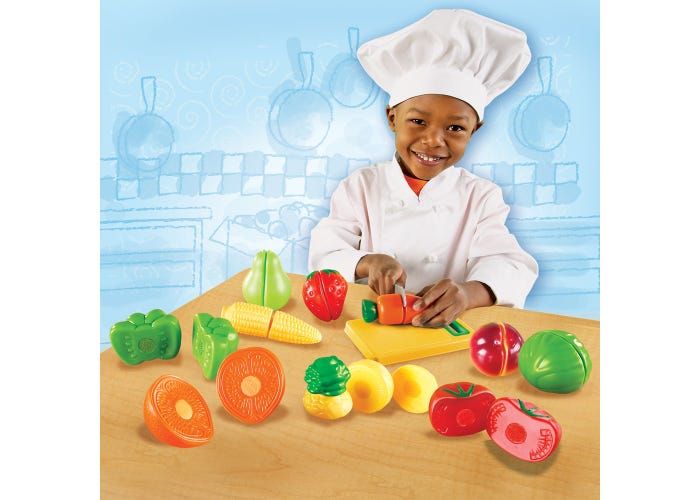 Learning Resources Pretend & Play® Sliceable Fruits & Veggies