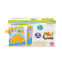 Fiesta Crafts Puzzle Sticks Dinosaurs