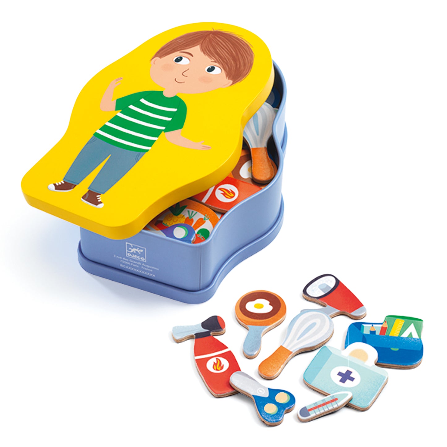 Djeco Inzebox Jobissimo Wooden Magnetic Game