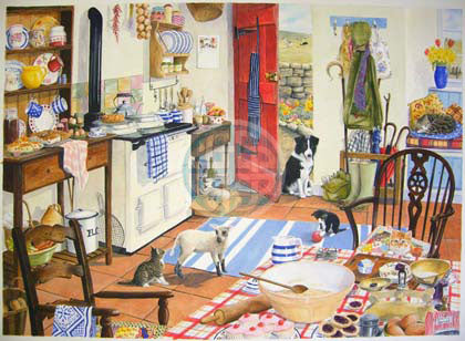 The House of Puzzles - Farmhouse Kitchen - 1000 piece Jigsaw