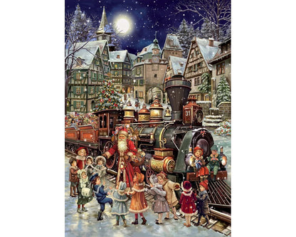 Wentworth Wooden Puzzles Saint Nicholas Train - Maxi 250 Pieces
