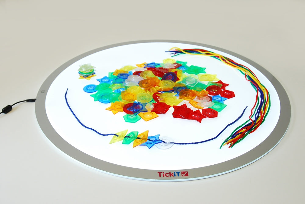 TickiT Stackable Translucent Buttons