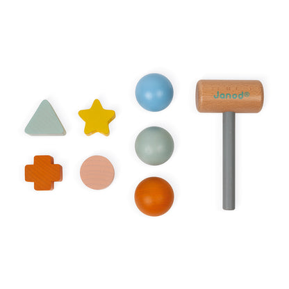 Janod Sweet Cocoon Taptap And Shape Sorter