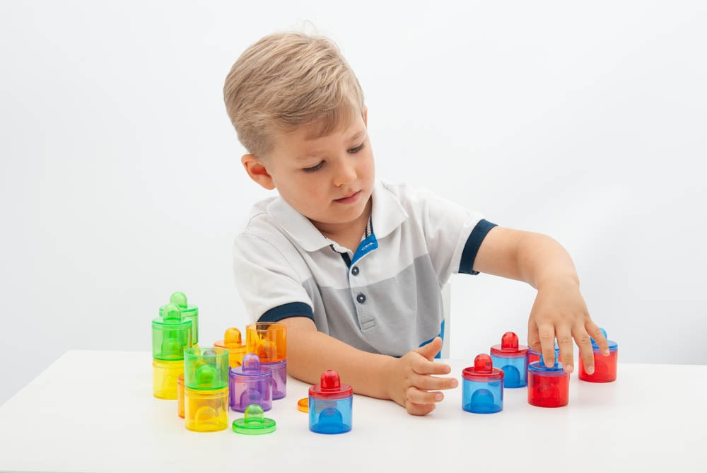 TickiT Translucent Colour Pots Set