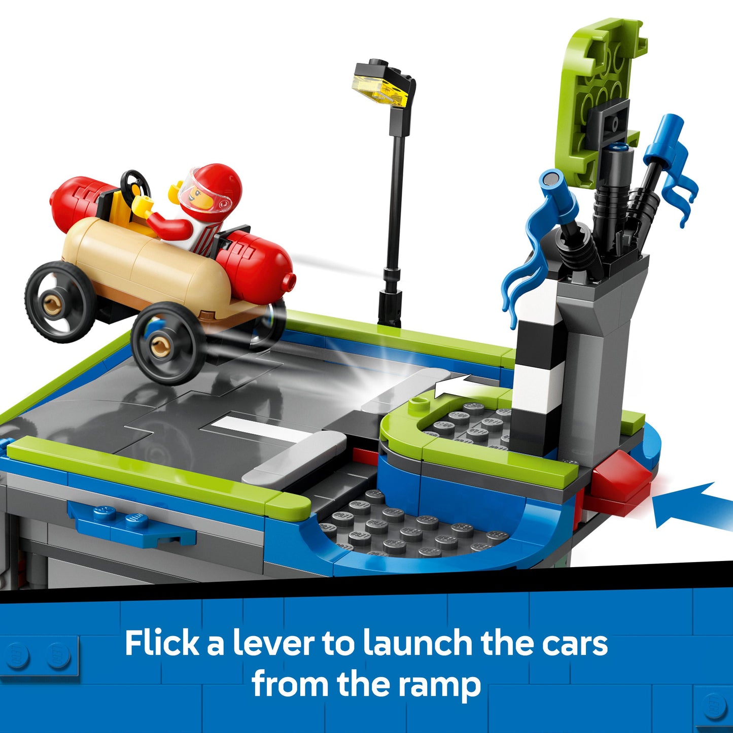 Lego City Great Vehicles 60460 No Limits: Race Car Ramp Track