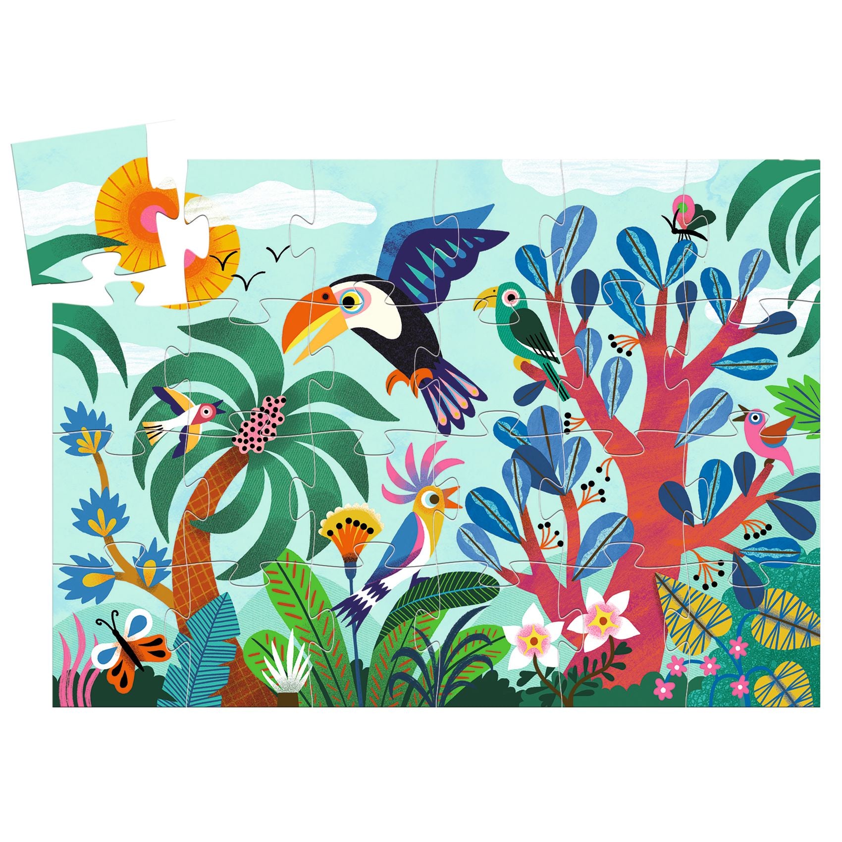 Djeco Coco The Toucan Silhouette Puzzle