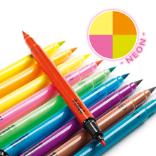 Djeco 10 Felt Brushes - Pop Colours