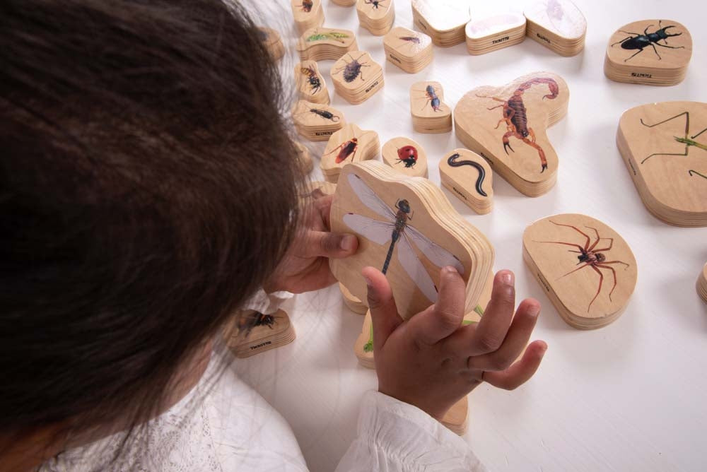 TickiT Wooden Mini Beast Blocks
