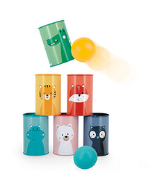 Janod Animals Tumbling Cans (D)