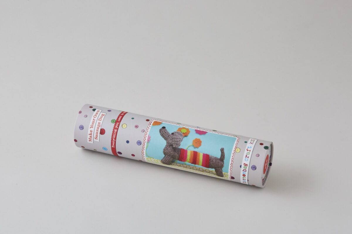Buttonbag Crochet a Sausage Dog Kit