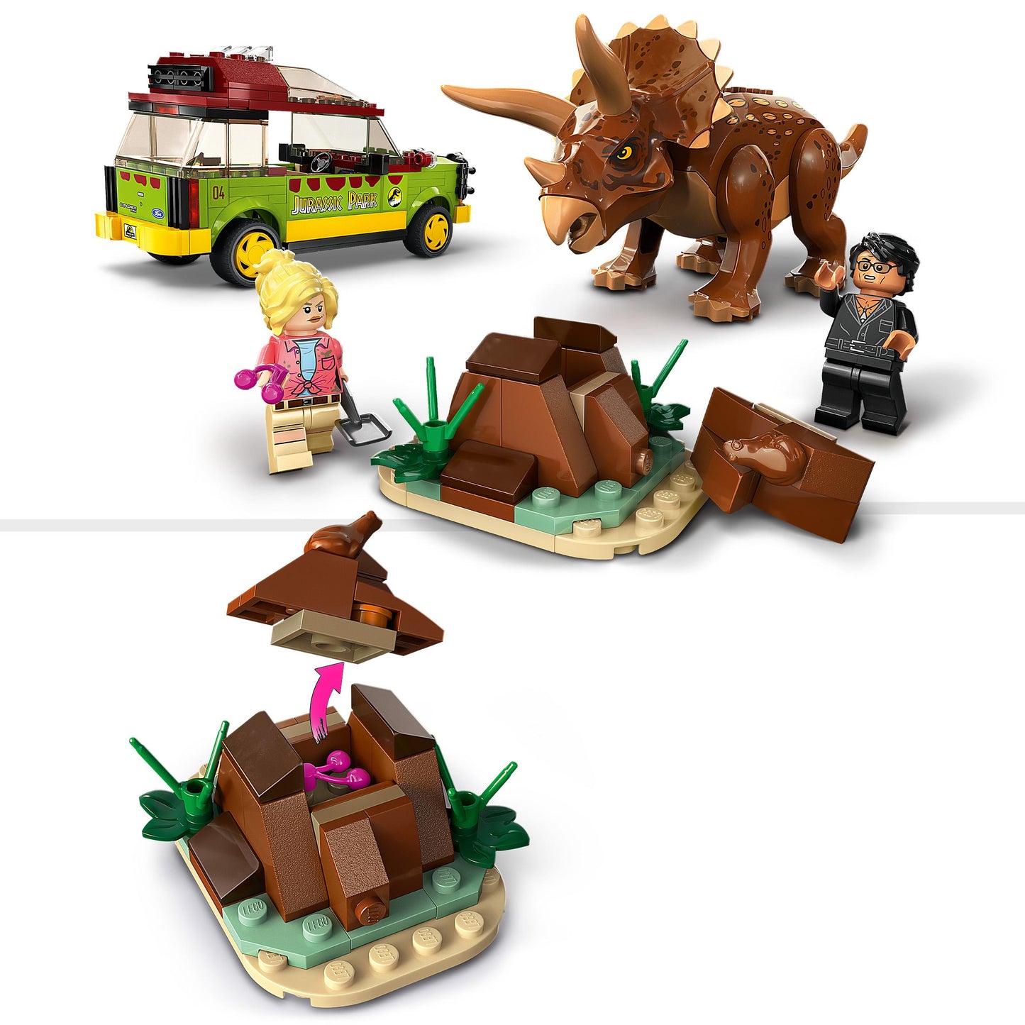 Lego Jurassic World 76959 Triceratops Research (D)