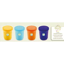 Djeco 4 Tubs of Play Dough - Nature