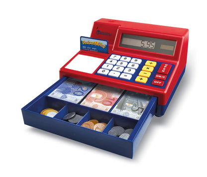 Learning Resources Pretend & Play® Calculator Cash Register (Euro Currency)