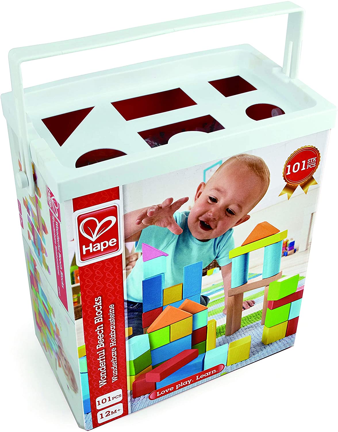 Hape Wonderful Beech Blocks - 101 Pcs.