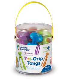 Learning Resources Tri-Grip Tongs (Set of 6)