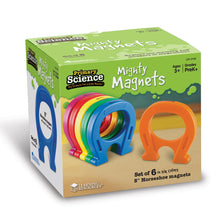 Learning Resources Horseshoe-Shaped Magnets, Set of 6
