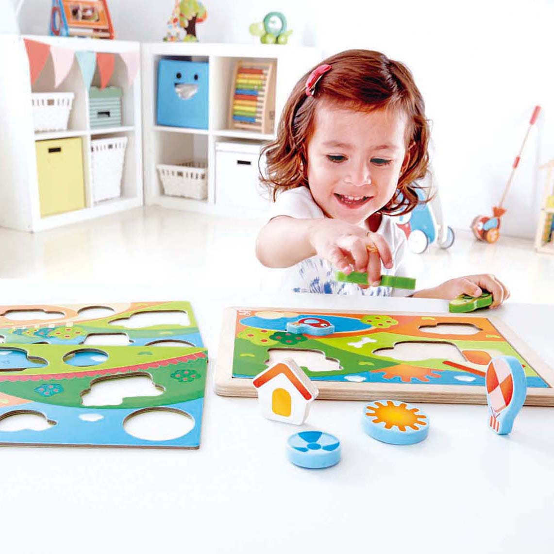 Hape Sunny Valley Puzzle 3 in 1