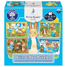 Orchard Toys Peter Rabbit - 4-In-A-Box Puzzles