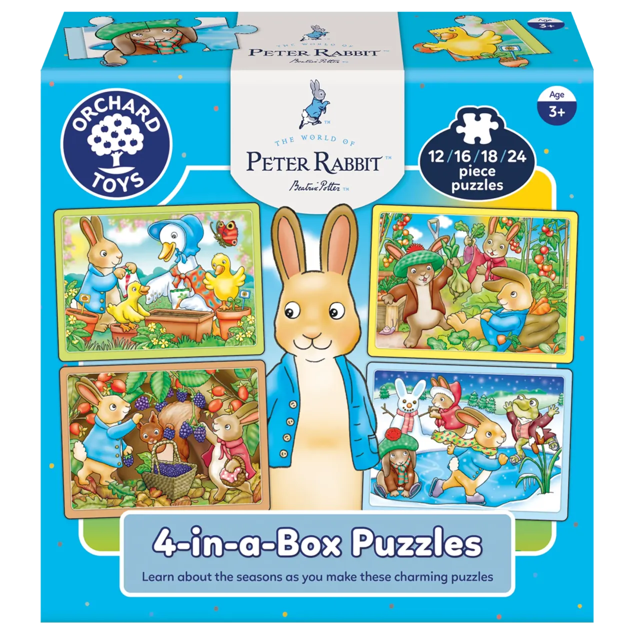 Orchard Toys Peter Rabbit - 4-In-A-Box Puzzles
