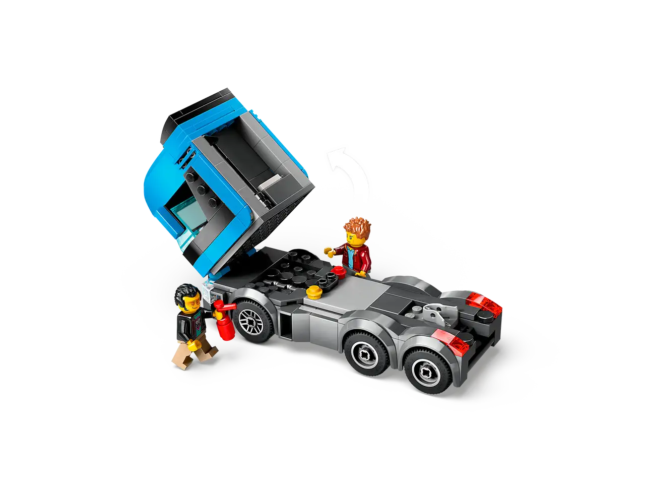 Lego City 60408 Car Transporter Truck with Sports Cars