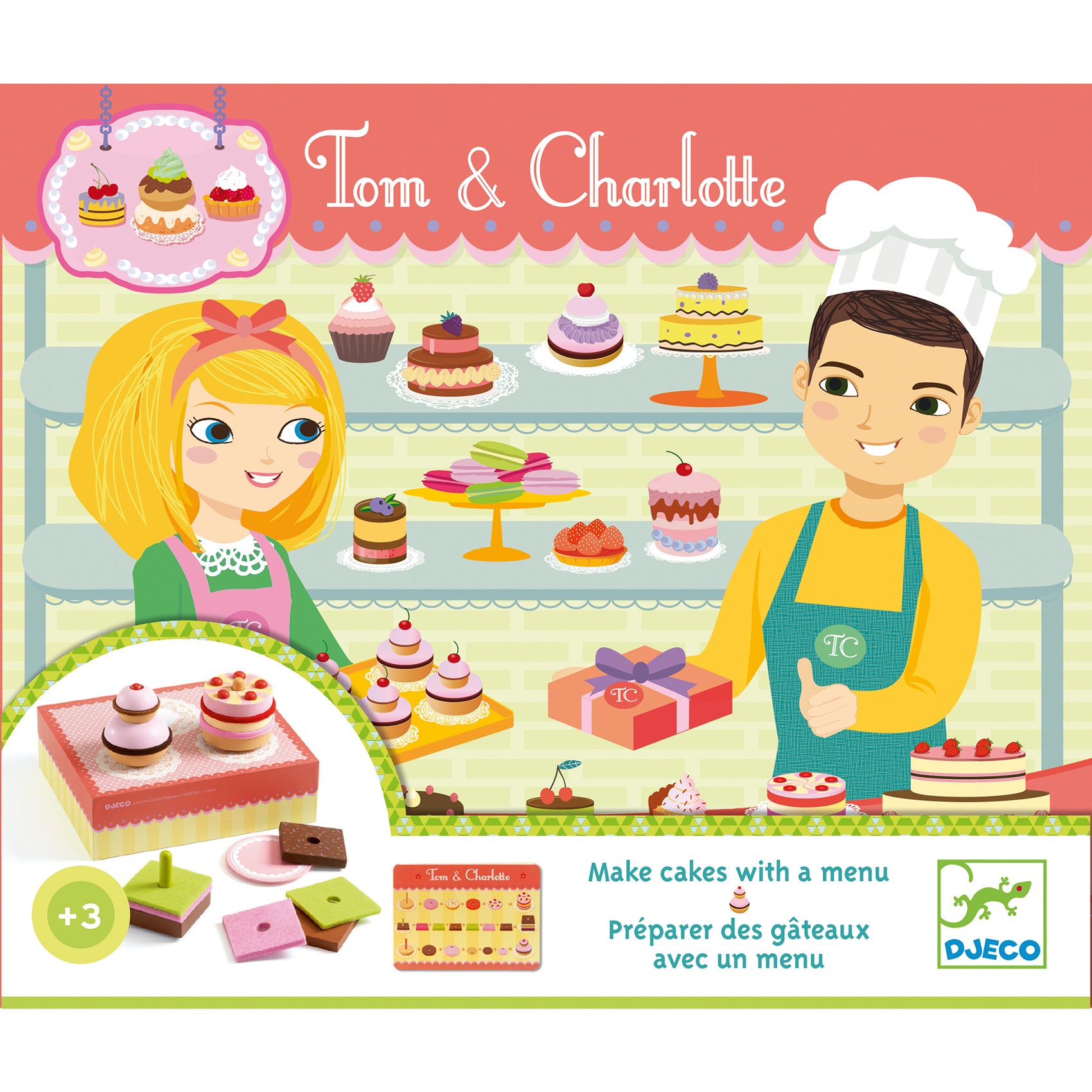Djeco Charlotte & Tom Make Cakes With A Menu