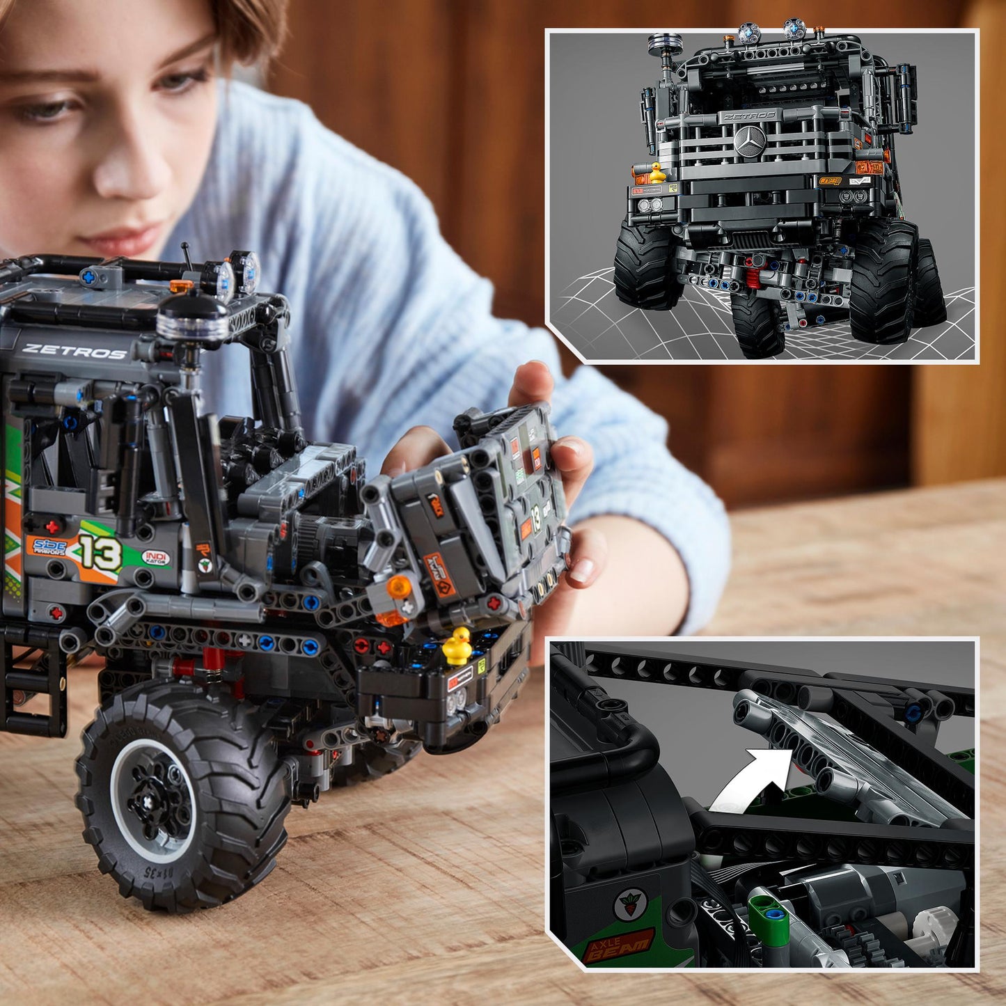 Lego Technic 42129 4x4 Mercedes-Benz Zetros Trial Truck