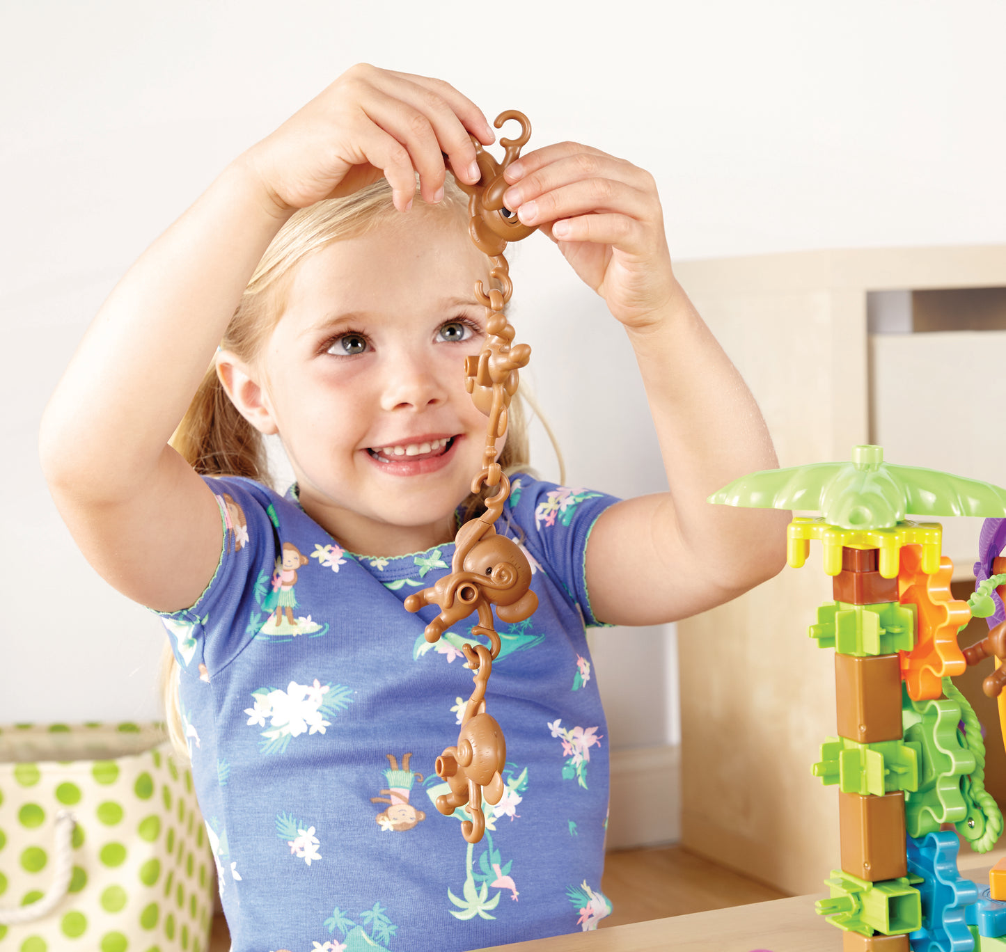 Learning Resources Gears! Gears! Gears!® Movin’ Monkeys™ Building Set