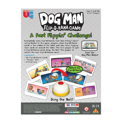 University Games Dog Man Flip-O-Rama Game