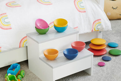 TickiT Rainbow Wooden Bowls